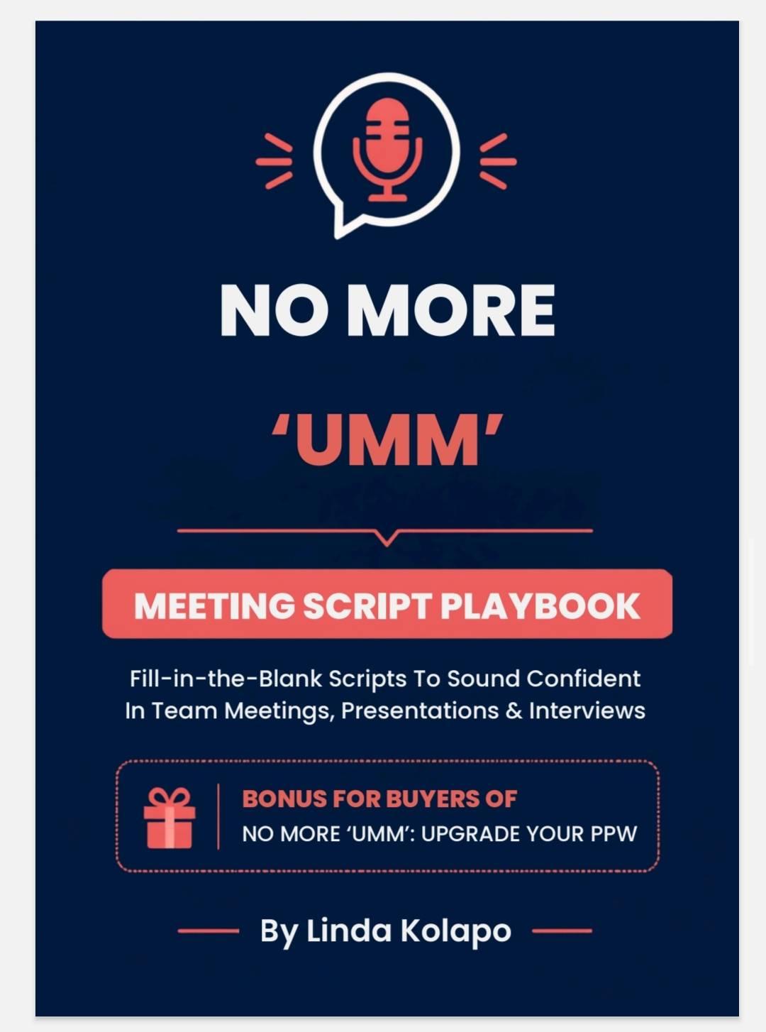 MEETING SCRIPT PLAYBOOK - Siiqo - Buy on Siiqo Nigeria